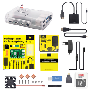 Keyestudio Raspberry pi Starter Kit completo di alimentazione (No Raspberry Pi board)