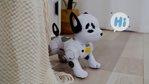 Intelligent One-Button Remote Control <strong>Robot</strong> Dog Toy for Children Early Education Electric <strong>Programming</strong> with Plastic Material