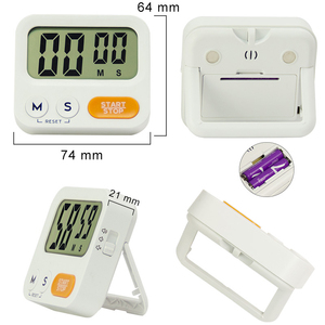 EMAF ODM 99'59 ''timer digitale conto alla rovescia 2 regolabile Volume vibrazione modalità Mute Timer cucina insegnante di ginnastica bambini Timer digitale - Product Image 5