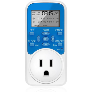 Presa Timer 20A/interruttore Timer pompa programmabile, convertitore presa di temporizzazione/prese di controllo automatiche di fasatura - Product Image 1