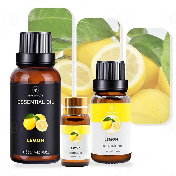 Oem Alta Qualidade Orgânica Aromaterapia Perfumado Corpo Relax Massagem Óleo Essencial Limão Puro