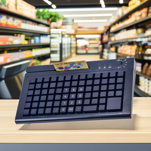 Wholesale 78-Key <strong>Mechanical</strong> Cherry MX POS <strong>Programmable</strong> <strong>Keyboard</strong> with Magnetic Stripe Card Reader (MKB78) for POS Systems - Product Image 2