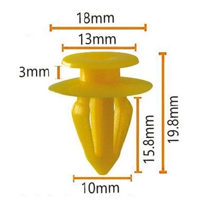High Quality Stock QGC-B055 Car Clips Manufactures 1000pcs/Bag 20bags/Carton V.W-Gol.f L.and <strong>Rov</strong>.er Front Rear Bumper Body Kit