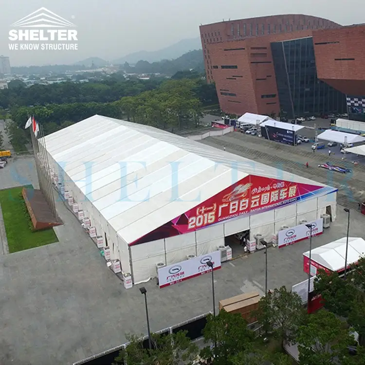 Carpas impermeables de gran tamaño para Feria, tienda de exposición de PVC para espectáculos y espectáculos