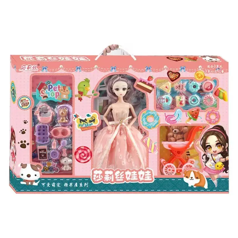 Venta al por mayor de muñecas Barbiees de moda princesa niña juguete Mini muñeca o vestir accesorios de ropa muñecas de princesa para niñas