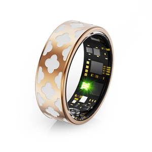 Anillo inteligente de cerámica de acero inoxidable para mujer, resistente al agua 5ATM con control de aplicación, seguimiento del sueño, compatibilidad con la salud - Product Image 3