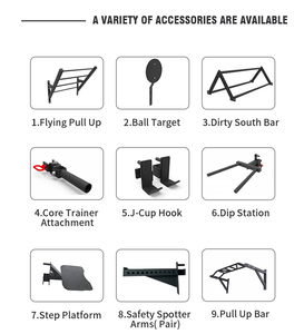 Professional Factory Gym Fitness <strong>Exercise</strong> Equipment <strong>Multi</strong> <strong>Functional</strong> <strong>Machine</strong> Rig with Storage Rack - Product Image 5