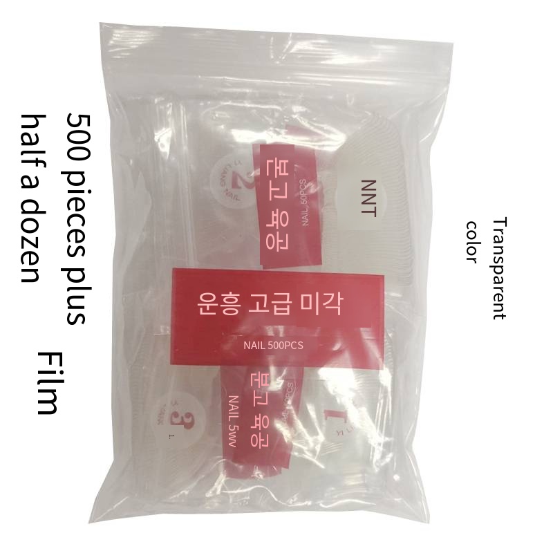 (F1-207) 500 PCS Demi-Couverture - Transparent