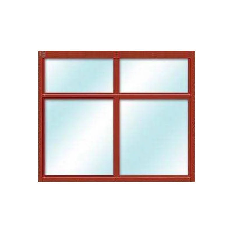 Современное алюминиевое окно с двойным противопожарным оконным окном с железным стеклом и горизонтальным открываемым узором для ванных комнат