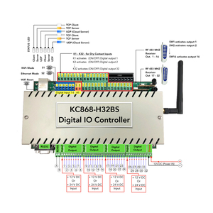 KC868-H32BS Ethernet Wifi RS232 RS485 <span class=keywords><strong>Modbus</strong></span> RF433M HTTP MQTT חכם בקר בית אוטומציה DIY צרור