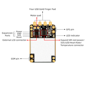 超迷你GPS跟踪器PCBA模块ZX310 GPRS Wifi跟踪芯片用于人汽车车辆免费平台网络应用19.8x12.5mm - Product Image 4
