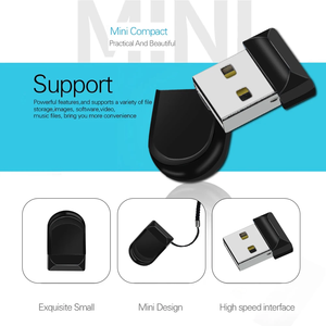 Mini USB Flash Drive 2.0/3.0 U Disk Kunststoff mit Hut Mini Metall Memory Stick 4GB 128GB für Computer Pen Drive - Product Image 4