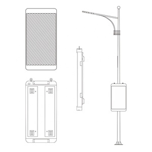 COSUN Outdoor <strong>LED</strong> Screen Public Display for Street Pole Mount Digital Signage and Displays - Product Image 6