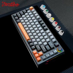 Rain Bowretro <strong>Macro</strong> Pc Switches Rgb Switch Tablet Backlit for Win Ios Gaming Transparent Gamers Switches Mechanical Keyboard - Product Image 2