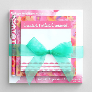 Logotipo personalizado impreso papel corte Bloc de notas adhesivas 3 Pack Memo notas de conjunto - Product Image 1