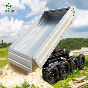Transportador Eléctrico a Control Remoto para Huertos y Granjas <span class=keywords><strong>UTV</strong></span> ATV 4x4 Todoterreno con Remolque Volquete - Product Image 5