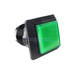Arcade Game Console Accessory 32 * 32mm Small square <strong>Buttons</strong> <strong>with</strong> <strong>LED</strong> and <strong>Micro</strong>-<strong>switch</strong> Self Resetting <strong>Push</strong> <strong>Buttons</strong> Switching - Product Image 5