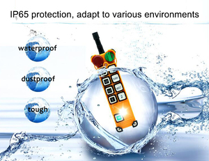 Sistema de control remoto de radio con interruptor de transmisor y receptor inalámbrico a prueba de agua industrial - Product Image 5