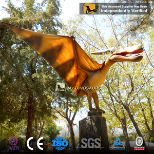 MyDino AD023 tema parkı Animatronic uçan dinozor yaşam boyutu Pterosaur