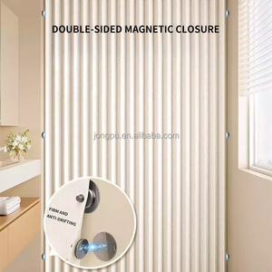 230g hai mặt từ gấp rèm tắm với mùa xuân căng thẳng thanh Polyester Rèm Cửa & valances - Product Image 2