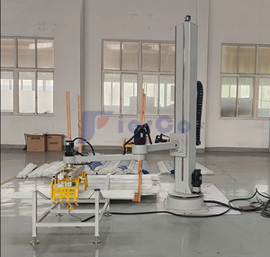 Robot paletizador Industrial 2025, paletizador automático, Robot apilador, máquina paletizadora rotativa para línea de envasado de bolsas de cartón