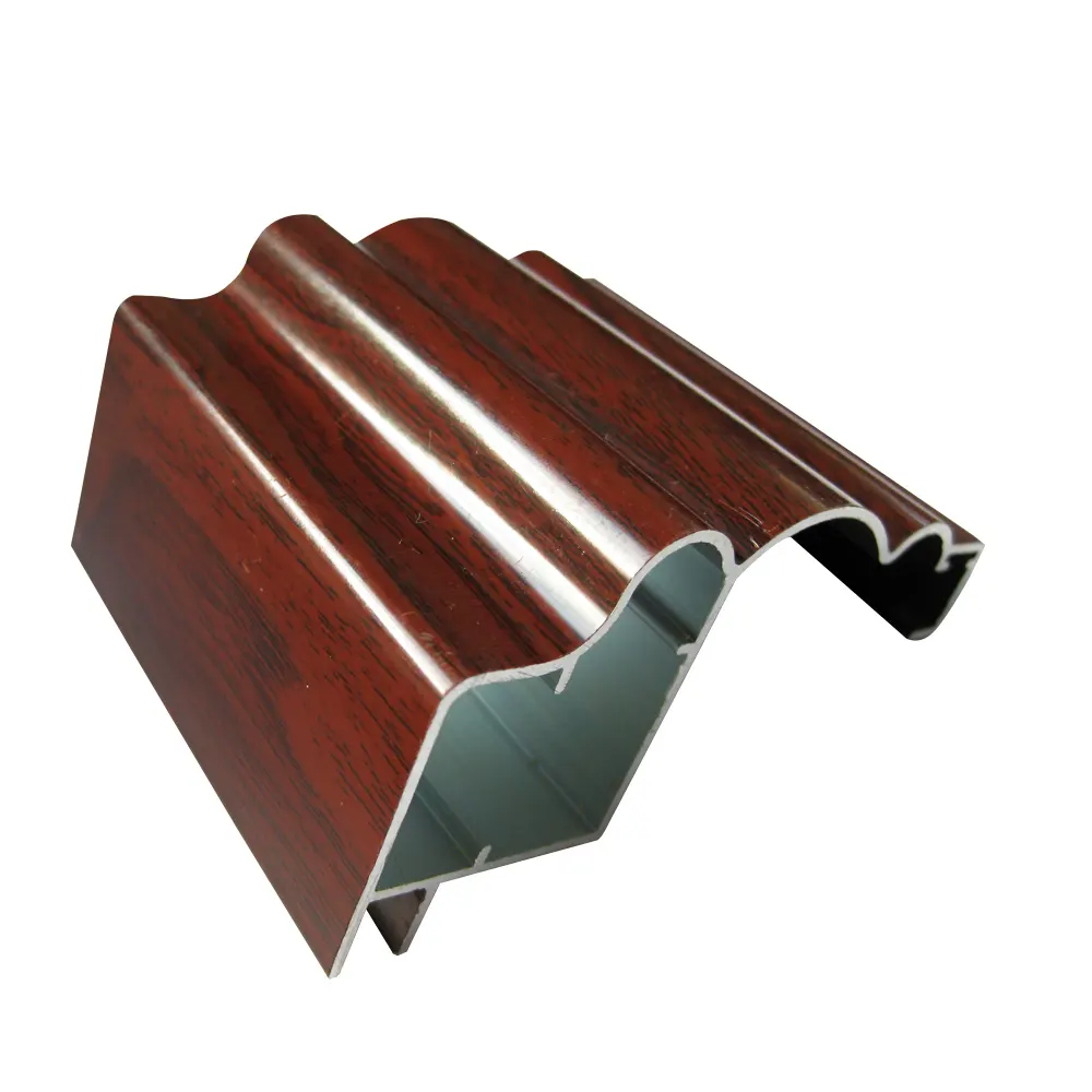 Stock utilizzato per il risparmio sui costi del legno profili in alluminio di varie serie per il mercato