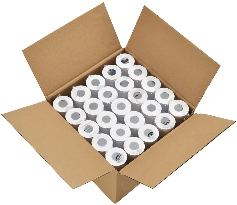 65gsm Thermal Paper Roll 80x80 80x75 57x50 57x40 with 13/17MM Black Plastic Core