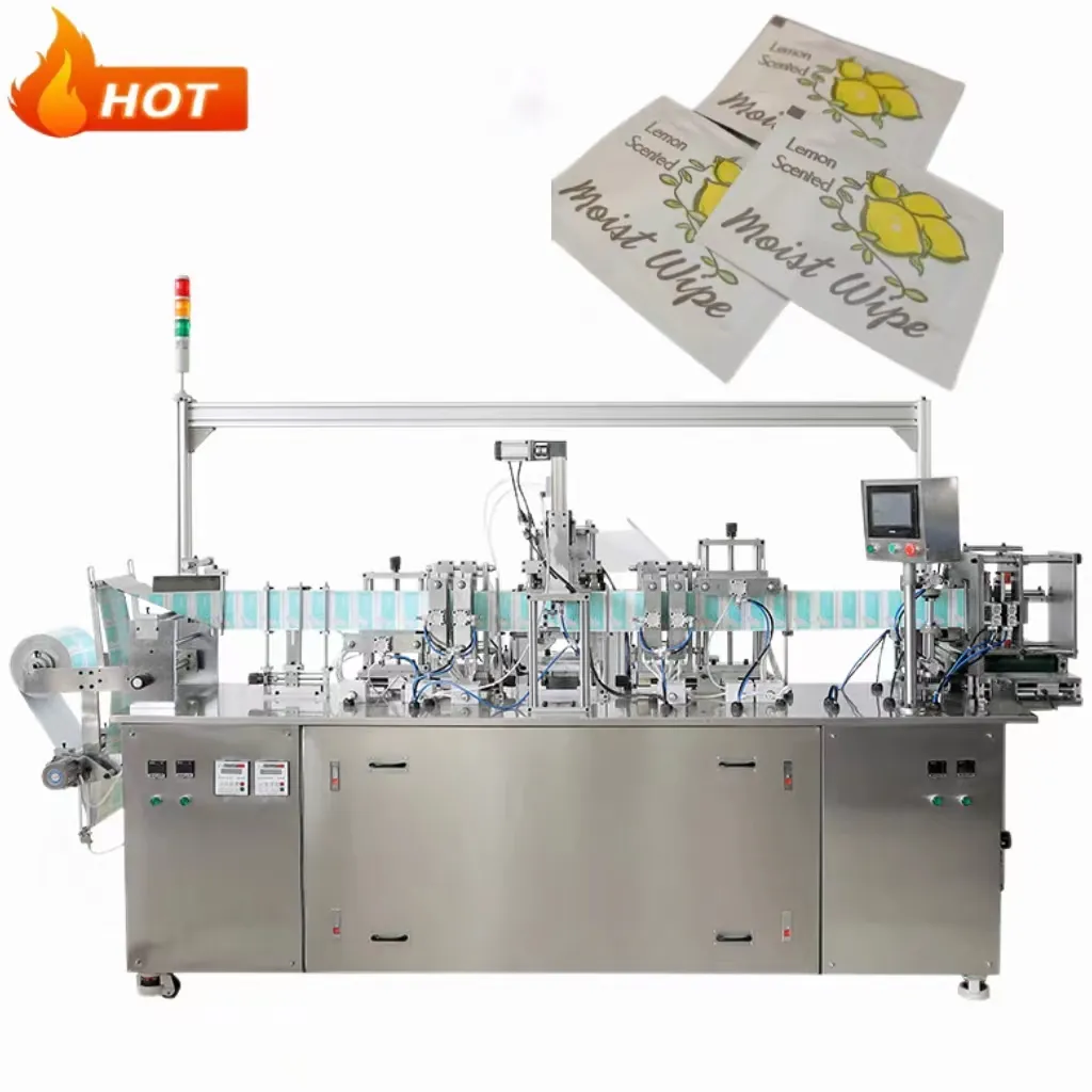 Baby wipes production line full automatic multi-purpose wet wipe making machines 100-160 pcs/min baby wipes production line