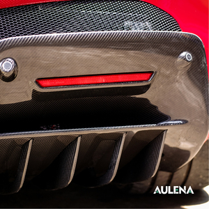 Aulena Dry Carbon Front Splitter Spoiler & Heck diffusor Body Kit für Ferrari SF90 M2 Stoßstangen Seiten Röcke Zubehör - Product Image 2