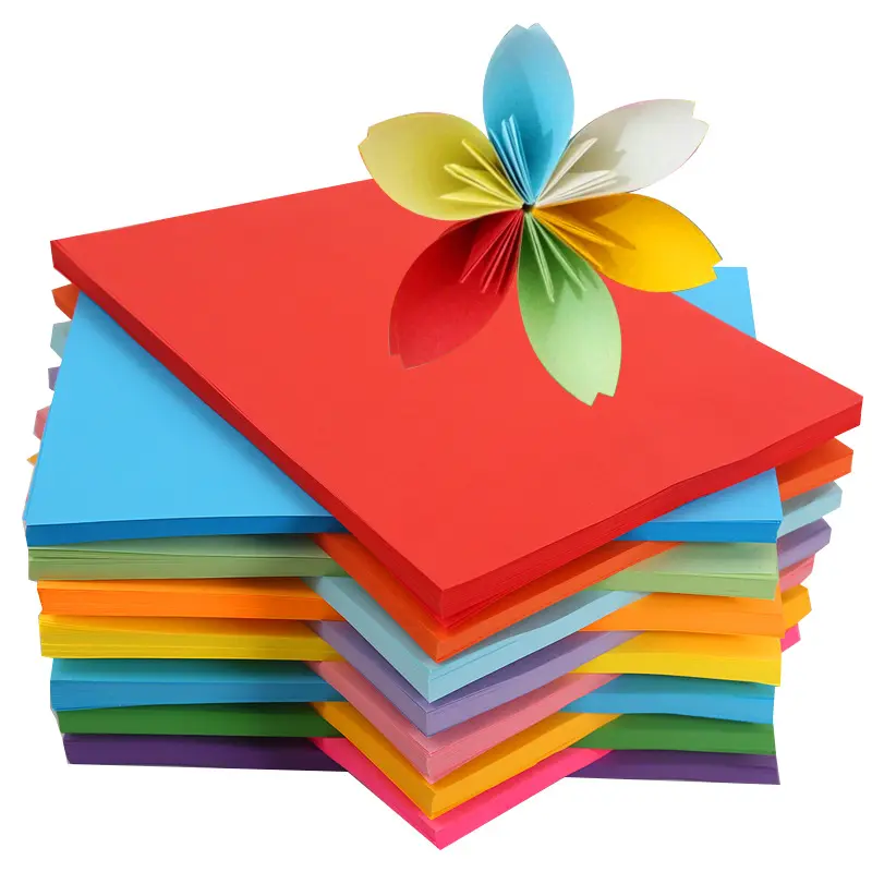 Papel Qiang, venta al por mayor, papel hecho a mano para niños de color A4 de alta calidad para manualidades infantiles DIY