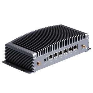 Firewall Mini Pc Kaby Lake 7th Gen CORE I7 7500U HD_MI 1.4 Support 4K Display 6*USB 2*COM <strong>RS232</strong> DC 12V Linux Firewall Router - Product Image 3