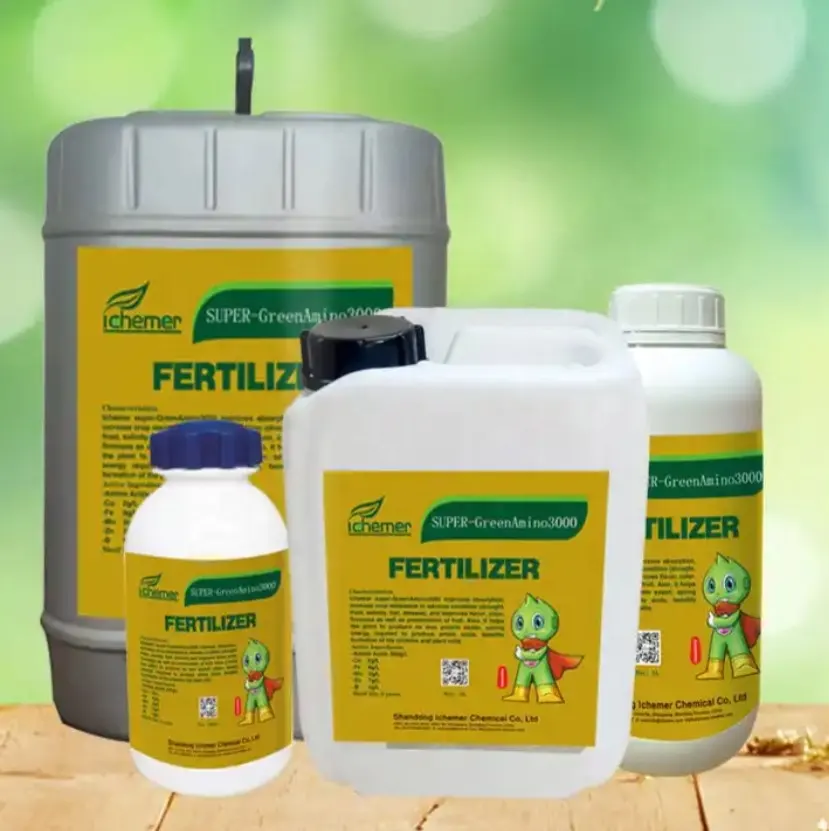 Agricultura Fertilizante foliar orgánico Aminoácido Quelato Micronutrientes Cu Fe Zn Mn B Mo