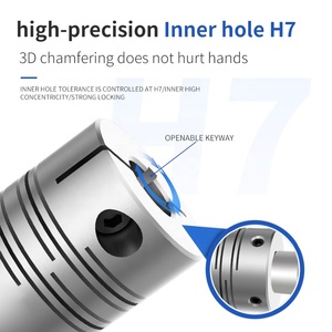 CHBG Zero Backlash High Torque Flexible Parallel Beam Shaft <strong>Coupling</strong> Aluminum Encoder <strong>Coupling</strong> 3d Printer <strong>Coupling</strong> <strong>4mm</strong>~6mm Disc - Product Image 2