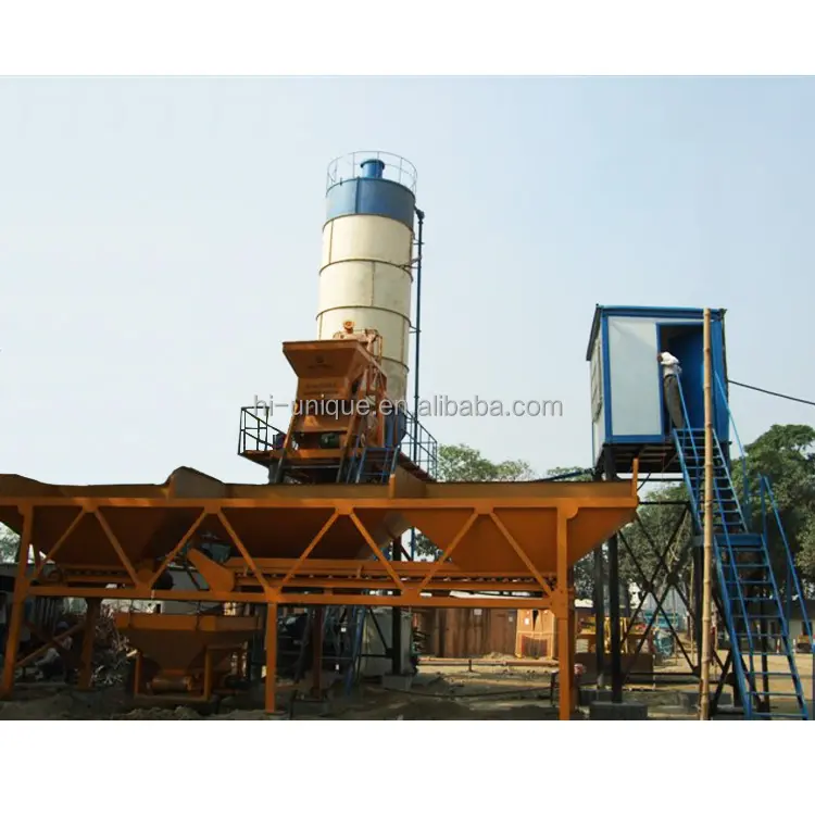 Competitive price 75m3 concrete mixing station ready mix plant