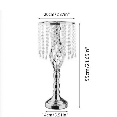 Argento grande 55 cm (24 perle)
