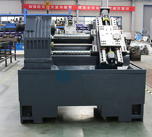 Cnc מפנה מחרטה <span class=keywords><strong>2</strong></span> ציר מיטה משופע צירת צירי tc6340s מיטה רתיחה cnc מכונת מחרטה