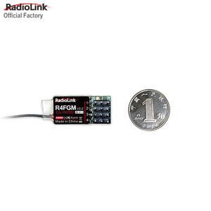 Radyolink fabrika R4FGM alıcı için 2.4GHz 3-10VDC 4 kanallar RC Gyro Mini RC araçlar arabalar ve tekneler için radyo RC4GS V3 RC6GS - Product Image 1