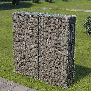 מחיר הנמוך ביותר 100x20x100x100x20x100 אבן gabion חוט רשת גליון מרותך סל קיר למכירה