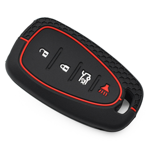 ソフトシリコーンキーカバーケースC-hevyトラバースクルーズ用C-hevrolet Equinoxマリブ4ボタンSilverado車スマートキー - Product Image 6