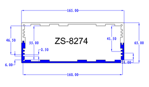 165x65mm Anodised Aluminium Extruded Lifepo4 Case Black Circuit Board Control Box <strong>Enclosure</strong> Electronics Instrument <strong>Enclosure</strong> - Product Image 6