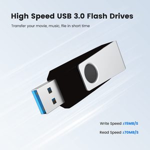 Lazer vable vable Metal döner toplu 512Mb 2Tb Ultra Fit Usb3.0 3.1Flash sürücü Oem Memory Stick Usb Flash sürücü özel Pendrive - Product Image 3
