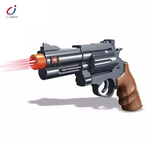Chengji Battery Operated <strong>Gun</strong> <strong>Bo</strong> Electronic Revolver High Quality Light Sound Plastic <strong>Toy</strong> Pistol - Product Image 3