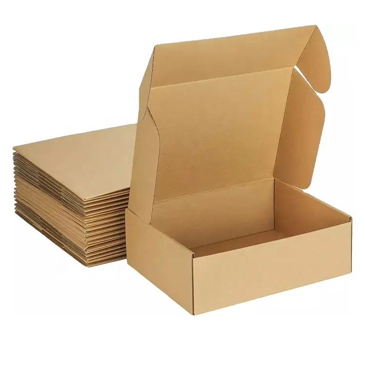 กล่องกระดาษลูกฟูกขนาดเล็กแบบกำหนดเองขนาด12X9X4สำหรับบรรจุภัณฑ์ธุรกิจขนาดเล็ก