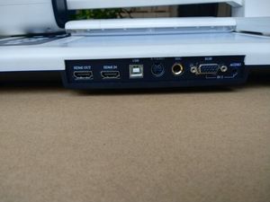 オーディオVGA HD MI RS232およびその他のインターフェイスを備えた教師向けのビジュアルプレゼンターの安価なドキュメントカメラ光学ズームビジュアライザー - Product Image 4