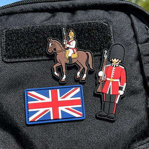 Nhà máy tùy chỉnh 3D ngụy trang PVC chiến thuật vá với hộp sọ thiết kế - Product Image 5