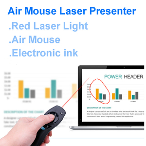 Presentazione Clicker Air Mouse presentatore Wireless USB telecomando puntatore PPT Clicker presentatore Wireless con mouse ad aria - Product Image 6