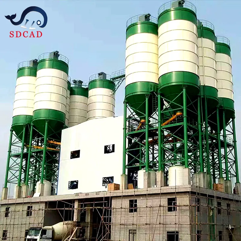 SDCAD Marca Personalización especial 100 toneladas 150 toneladas tamaño silo de cemento precio 200 toneladas silo de cemento para la venta
