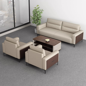 Văn phòng hiện đại tiếp nhận sofa Set kim loại cơ sở cho khách sạn trường học bệnh viện nội thất văn phòng - Product Image 4