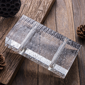 Gạch Thủy Tinh Đặc JYG 50*100*200Mm Khối Thủy Tinh Pha Lê Bong Bóng Có Lỗ Để Phân Vùng Tường - Product Image 4