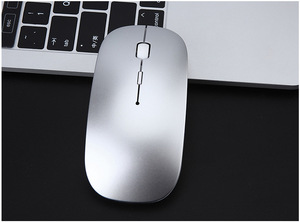 Logo personalizzato a buon mercato prezzo 1600 DPI 2.4G e BT ricevitore del Computer Super sottile ottico tipo-C USB Mouse Wireless per PC portatile - Product Image 3